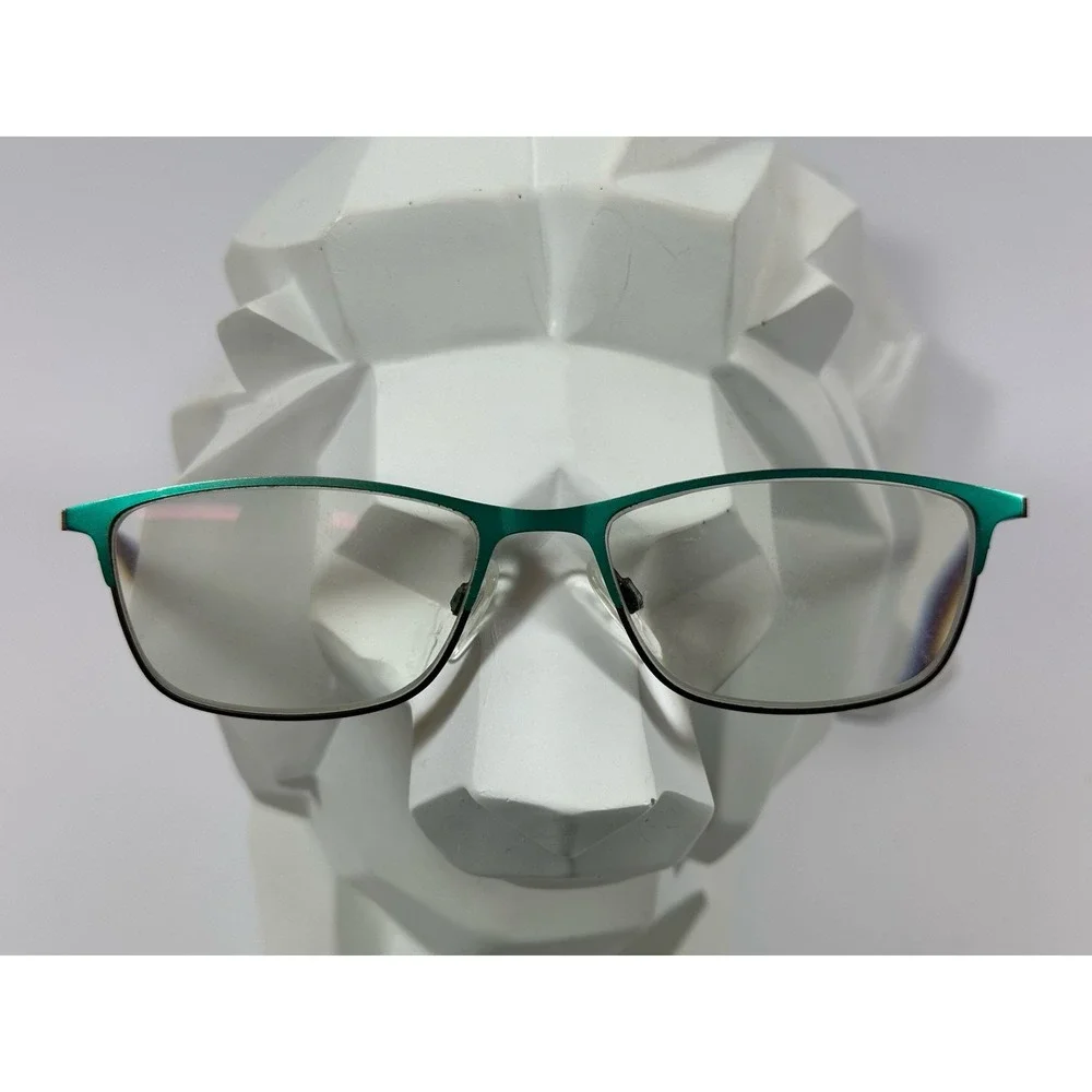 Marie Claire 6213 Teal Tone Cateye Designer Reading Eyeglasses Frames 52-16-140